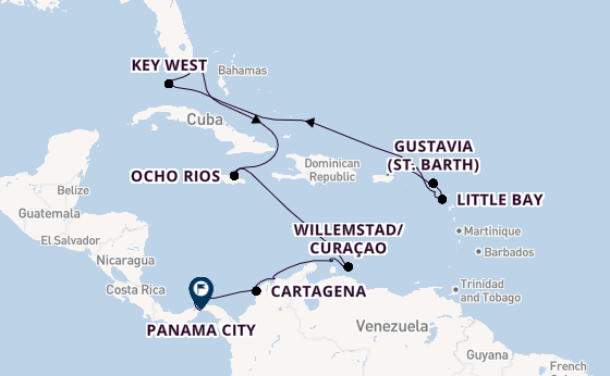 Caribbean from San Juan, Puerto Rico with the EXPLORA III