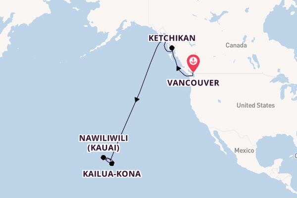 Polynesië vanaf Vancouver, Canada met de Norwegian Spirit
