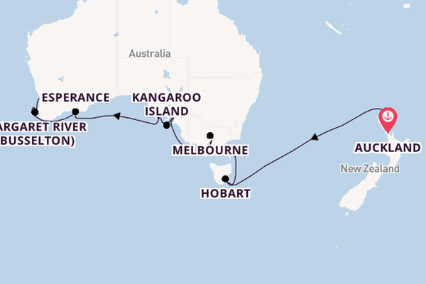 Australia from Auckland, New Zealand with the Silver Dawn