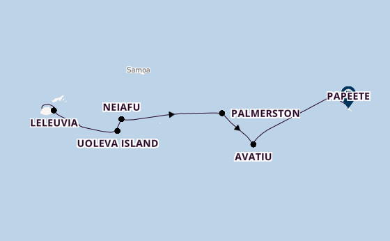 Fiji from Lautoka, Fiji with the Silver Cloud