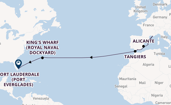 Transatlantic from Barcelona, Spain with the Celebrity Xcel