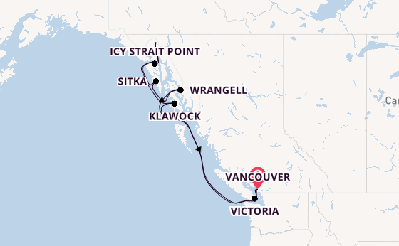 Alaska & West Canada from Vancouver, Canada with the Azamara Pursuit