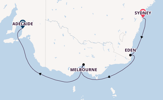 Australien ab Sydney auf der Grand Princess