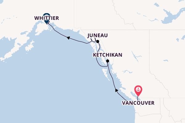 Alaska & West Canada from Vancouver, Canada with the Westerdam