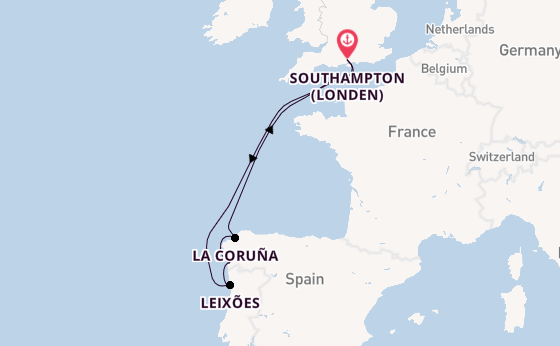 Engeland vanaf Southampton (Londen), Engeland met de Queen Victoria