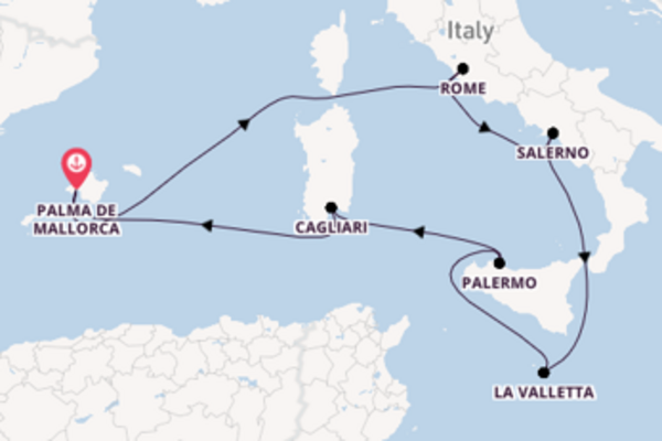 Aanschouw Salerno met TUI Cruises