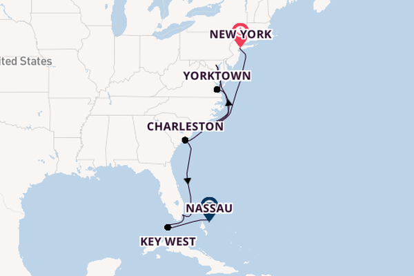 East Coast USA from New York with the Scenic Eclipse                                                                                               