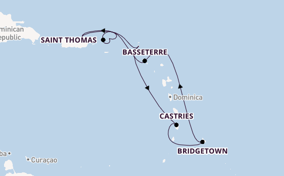 Caribbean from San Juan, Puerto Rico with the Norwegian Prima
