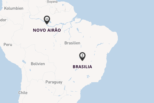 Amazonas ab Manaus, Brasilien auf der Amazon Clipper Premium