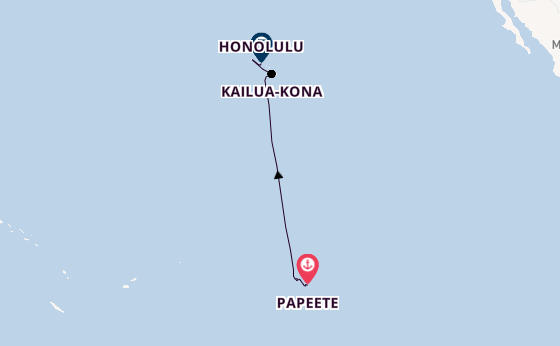 Polynesië vanaf Papeete, Frans-Polynesië met de Norwegian Spirit