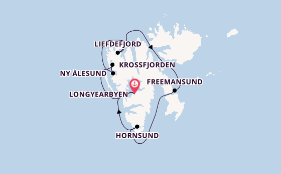 Norwegen ab Longyearbyen, Norwegen auf der MS Spitsbergen