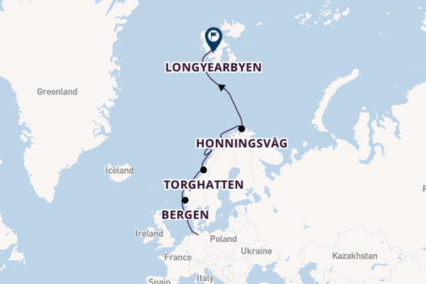 Norway from Hamburg, Germany with the HANSEATIC nature