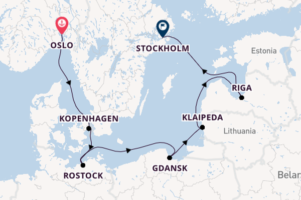 Noorwegen vanaf Oslo, Noorwegen met de MSC Magnifica