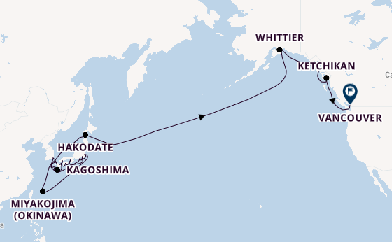 Transpacific from Tokyo, Japan with the Riviera