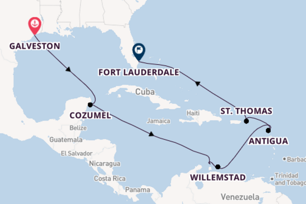 Geniet van het ongekende Antigua met Princess Cruises