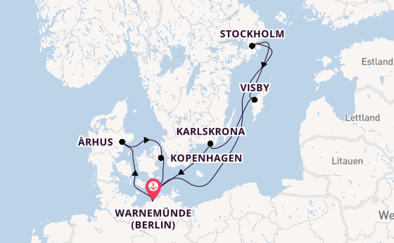 Schweden & Dänemark ab Warnemünde 1