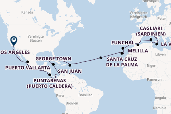 Transatlantik ab Civitavecchia (Rom), Italien auf der Sonata (Oceania)