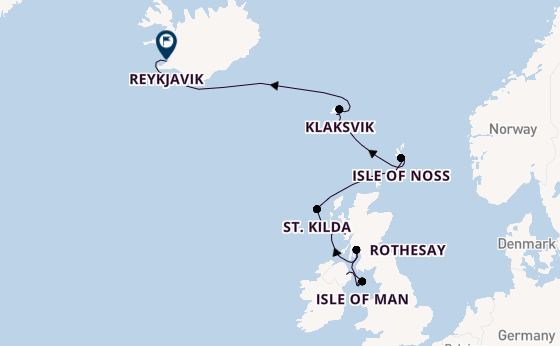 Verenigd Koninkrijk vanaf Belfast, Noord-Ierland met de Seabourn Pursuit