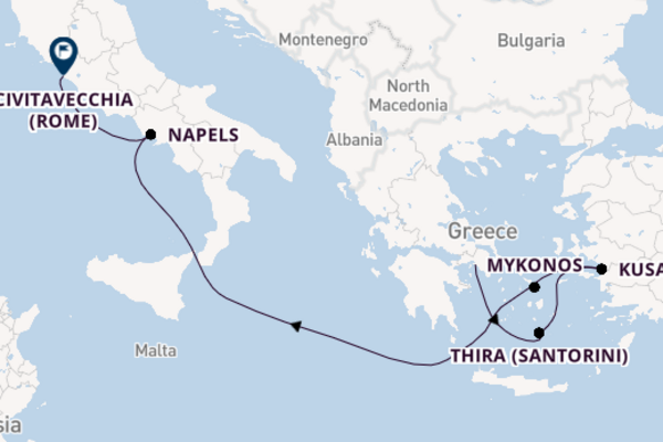 Geniet van het indrukwekkende Mykonos met Celebrity Cruises