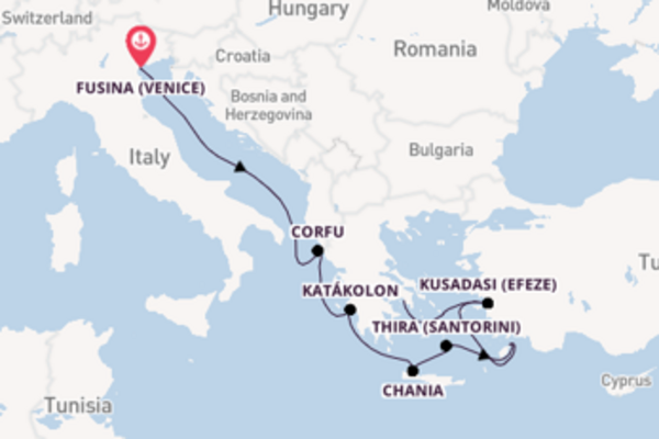 Thira (Santorini) verkennen met de Azamara Pursuit