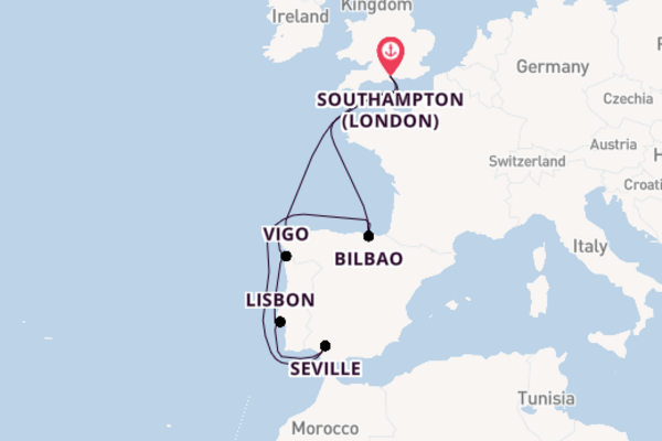 British Isles from Southampton (London), England, United Kingdom with the Independence of the Seas