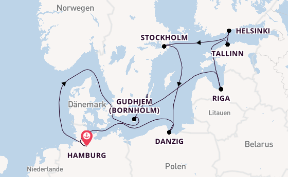Europa ab Hamburg auf der EUROPA