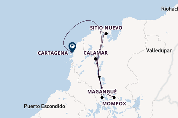 South America from Barranquilla, Colombia with the AmaMagdalena