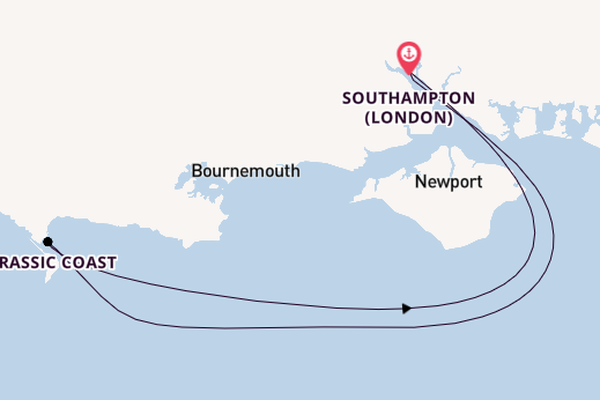 England from Southampton, England with the Queen Mary 2