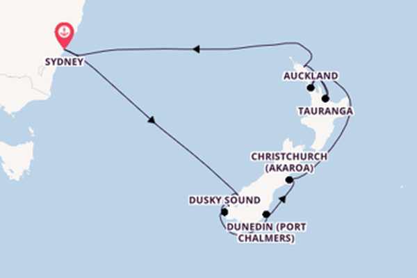 New Zealand from Sydney, Australia with the Celebrity Edge