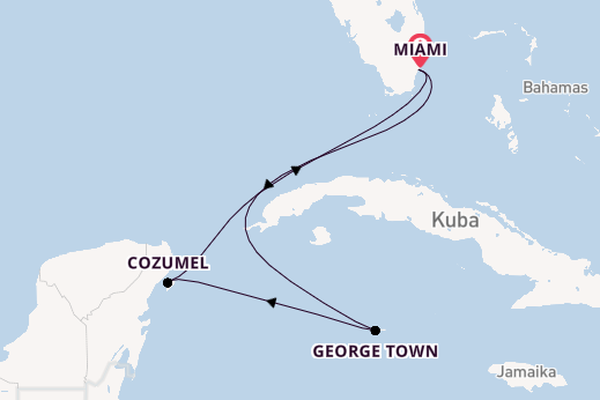 Westliche Karibik ab Miami auf der Independence of the Seas