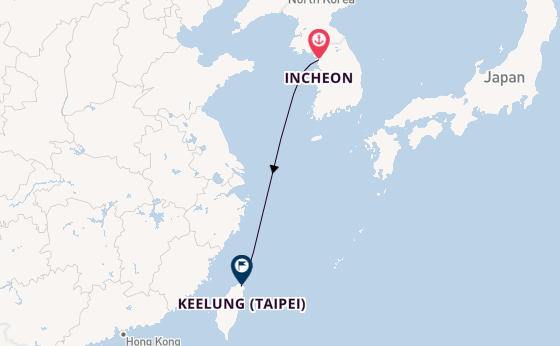 Oost-Azië vanaf Incheon, Zuid-Korea met de MSC Bellissima