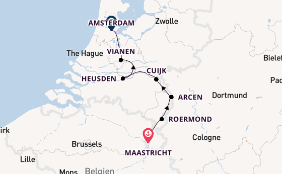 8 Tage auf der MS Gandalf verbringen