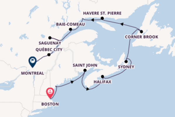 Sailing with Oceania Cruises from Boston to Montreal