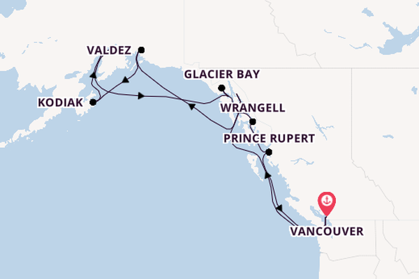 Alaska & West Canada from Vancouver, Canada with the Nieuw Amsterdam