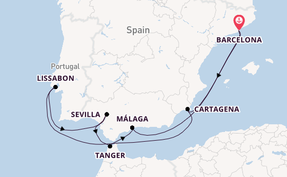 Westelijke Middellandse Zee vanaf Barcelona, Spanje met de Celebrity Equinox