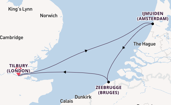 Majestic cruise from Tilbury (London) with Ambassador Cruise Line