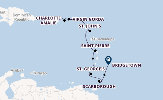 Caribbean from San Juan, Puerto Rico with the Azamara Quest