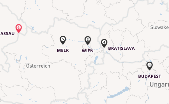 Donau ab Passau auf der nickoVISION