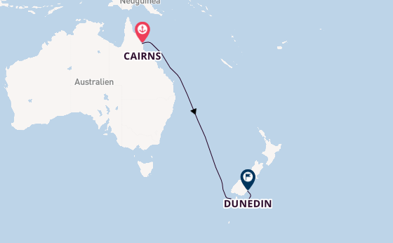 Australien und Neuseeland ab Cairns, Australien auf der Le Soléal