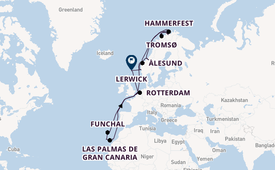 Norway from London (Dover), England, United Kingdom with the Nieuw Statendam