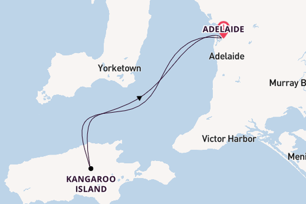 Australien ab Adelaide, Australien auf der Carnival Adventure