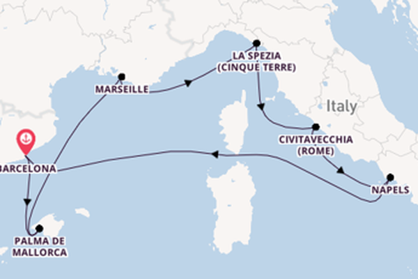 Ga mee op de Allure of the Seas® naar Barcelona
