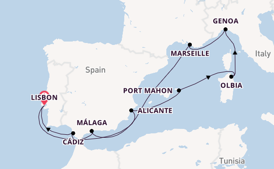Lisbon & The Latin Coastlines Cruise Experience With Stay