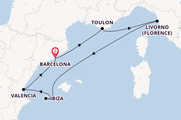 Luxury Italy, France & Spain with Barcelona Stay