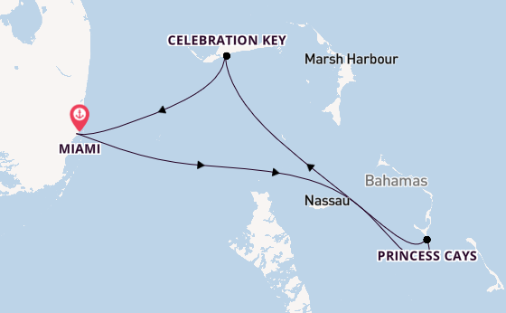 Karibik ab Miami auf der Carnival Conquest