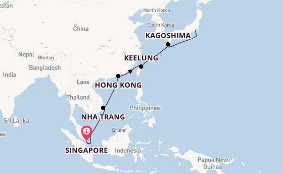Pearls of the Pacific: Singapore to Japan
