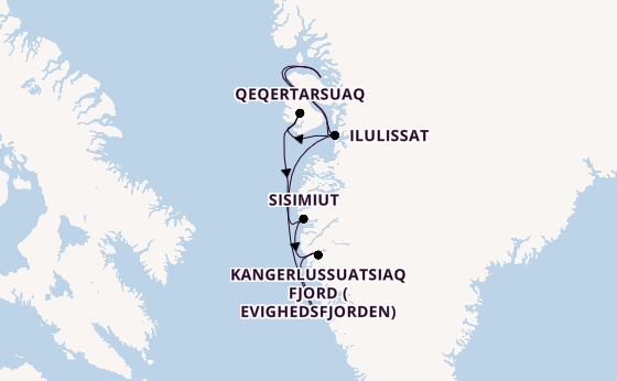 Arktis ab Nuuk, Grönland auf der MS Fridtjof Nansen