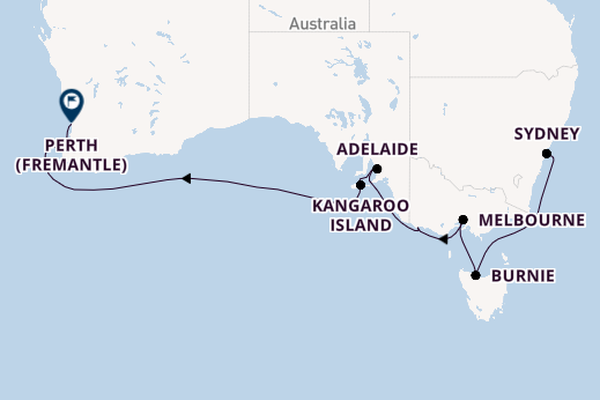 Australia from Sydney, Australia with the Seabourn Quest