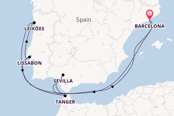 Westelijke Middellandse Zee vanaf Barcelona, Spanje met de Celebrity Equinox