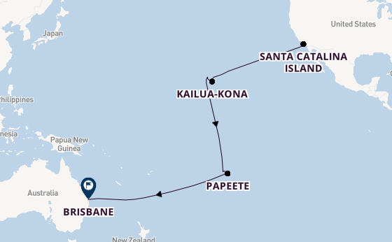 Transpacifisch vanaf Los Angeles, Verenigde Staten met de Quantum of the Seas